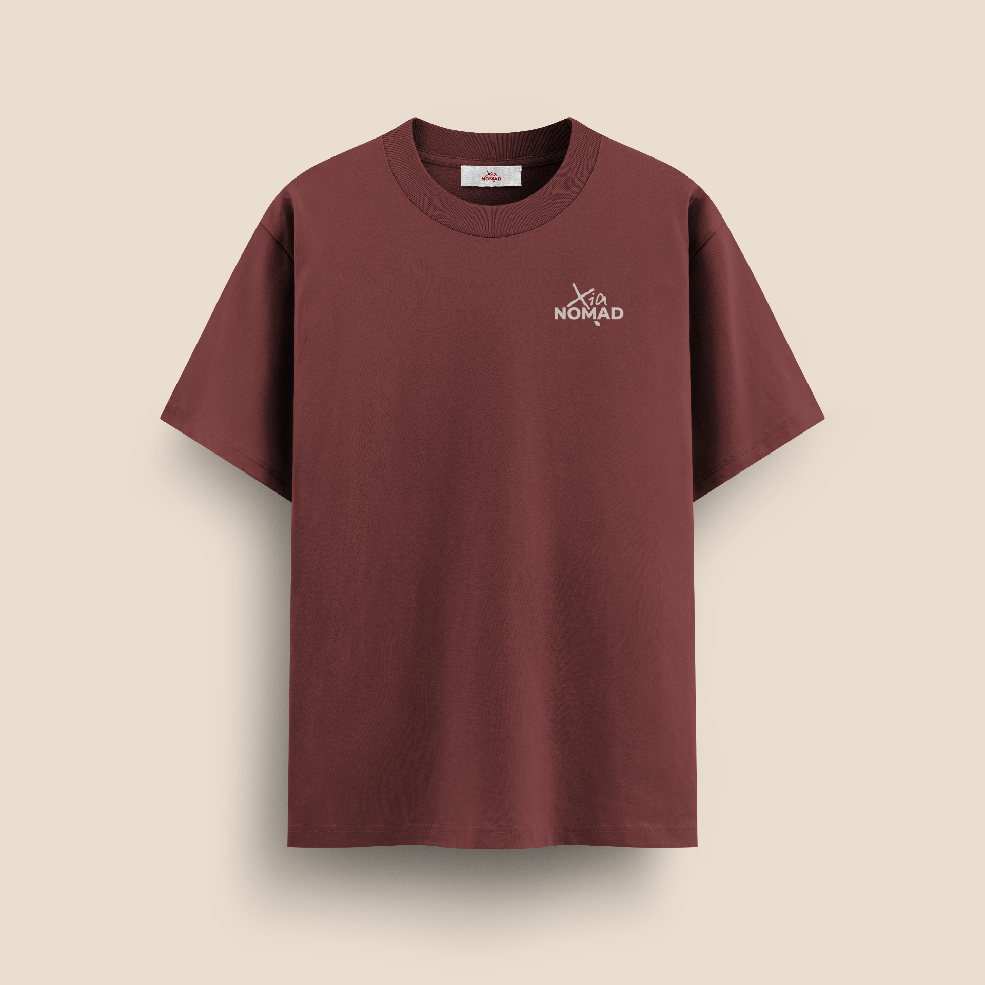 Espresso XIA Nomad T-shirt with front chest logo